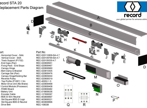 STA 20 Replacement Parts