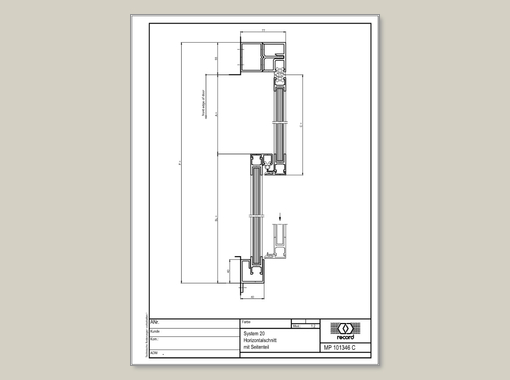 E-STA-L Horizontal view with side screen