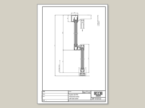 E-STA-R Horizontal view with side screen