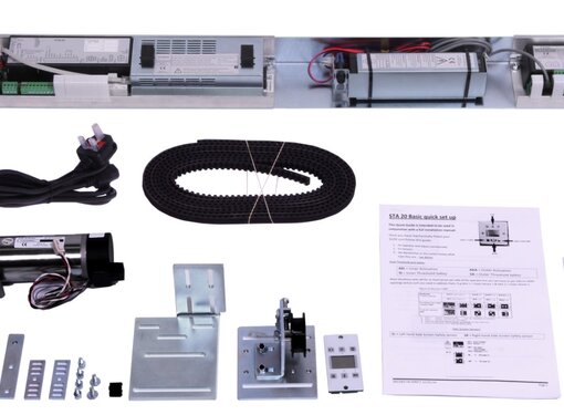 Automaic sliding door retrofit kit